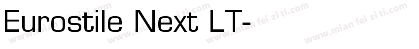 Eurostile Next LT字体转换